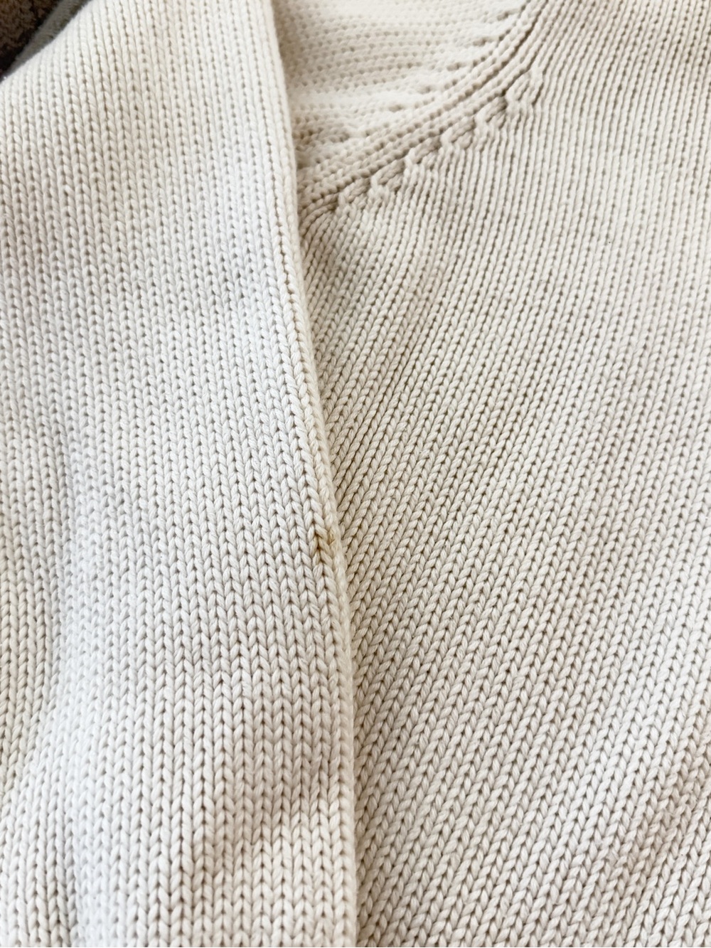 Vintage Harley Davidson Knit Zip Up Sweater in Cream - Picture 7 of 8